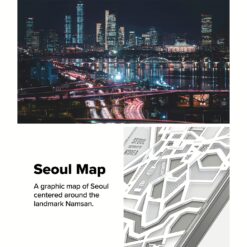 Ringke รุ่น Fusion Design - เคส Galaxy S25 Plus - สี Seoul Map White