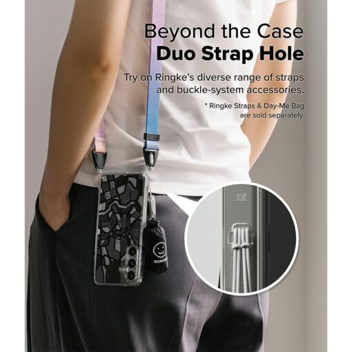 Ringke รุ่น Fusion Design - เคส Galaxy S25 Plus - สี Seoul Map Black - Image 13