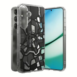 Ringke รุ่น Fusion Design - เคส Galaxy S25 Plus - สี Seoul Map Black