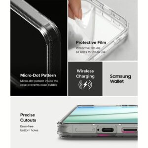 Ringke รุ่น Fusion Card - เคส Galaxy S25 Plus - สี Clear