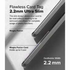 Ringke รุ่น Fusion Card - เคส Galaxy S25 Plus - สี Clear