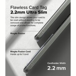 Ringke รุ่น Fusion Card - เคส Galaxy S25 Plus - สี Clear