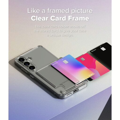 Ringke รุ่น Fusion Card - เคส Galaxy S25 Plus - สี Clear - Image 10