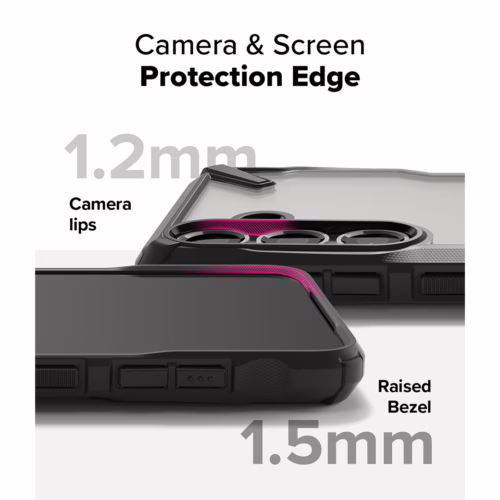Ringke รุ่น Fusion X - เคส Galaxy S25 Plus - สี Black