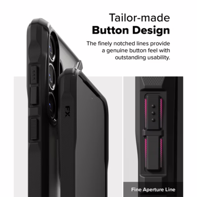 Ringke รุ่น Fusion X - เคส Galaxy S25 Plus - สี Black