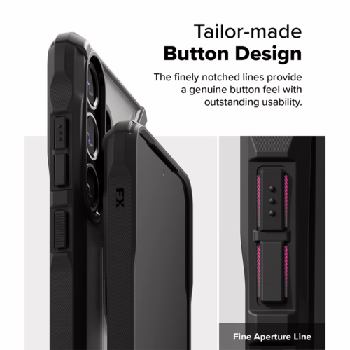 Ringke รุ่น Fusion X - เคส Galaxy S25 Plus - สี Black