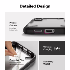 Ringke รุ่น Fusion X - เคส Galaxy S25 Plus - สี Black