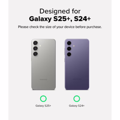 Ringke รุ่น Fusion X - เคส Galaxy S25 Plus - สี Black