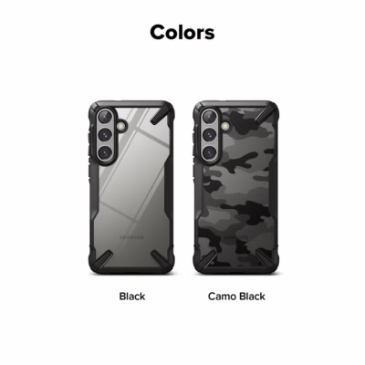 Ringke รุ่น Fusion X - เคส Galaxy S25 Plus - สี Black
