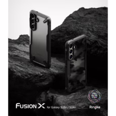 Ringke รุ่น Fusion X - เคส Galaxy S25 Plus - สี Black