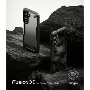 Ringke รุ่น Fusion X - เคส Galaxy S25 Plus - สี Black