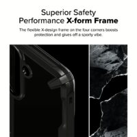 Ringke รุ่น Fusion X - เคส Galaxy S25 Plus - สี Black