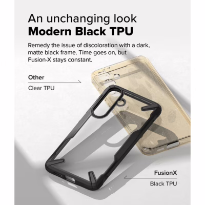 Ringke รุ่น Fusion X - เคส Galaxy S25 Plus - สี Black
