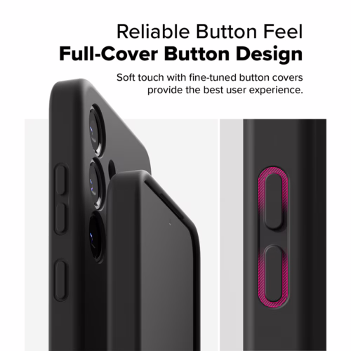 Ringke รุ่น Silicone Magnetic - เคส Galaxy S25 Plus - สี Black