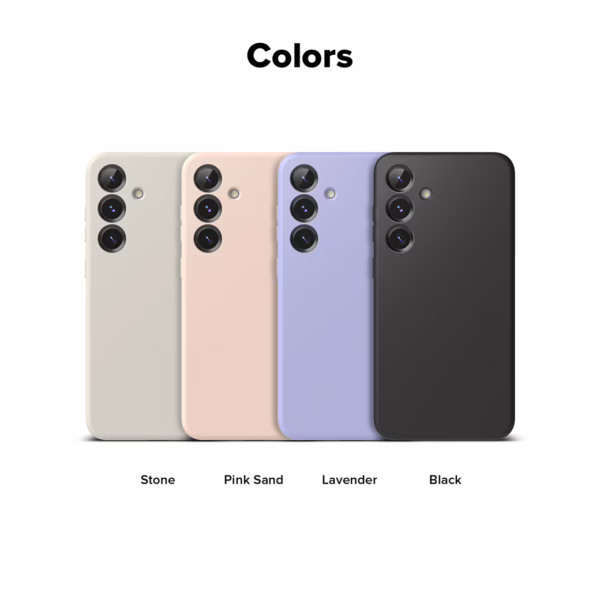 Ringke รุ่น Silicone Magnetic - เคส Galaxy S25 Plus - สี Black