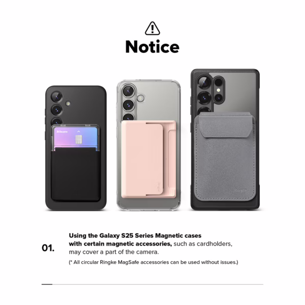Ringke รุ่น Silicone Magnetic - เคส Galaxy S25 Plus - สี Black