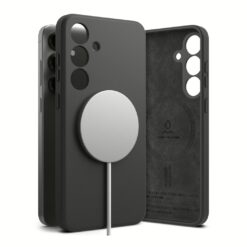 Ringke รุ่น Silicone Magnetic - เคส Galaxy S25 Plus - สี Black