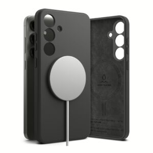 Ringke รุ่น Silicone Magnetic - เคส Galaxy S25 Plus - สี Black