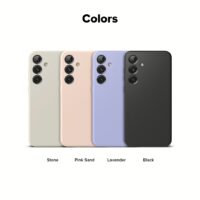 Ringke รุ่น Silicone Magnetic - เคส Galaxy S25 Plus - สี Pink Sand
