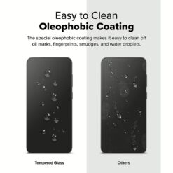 Ringke รุ่น Easy Slide Tempered Glass - ฟิล์มกระจก Galaxy S25 Plus (ฟิล์ม 2 แผ่น พร้อมอุปกรณ์ติดตั้ง)