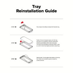 Ringke รุ่น Easy Slide Tempered Glass - ฟิล์มกระจก Galaxy S25 Plus (ฟิล์ม 2 แผ่น พร้อมอุปกรณ์ติดตั้ง)