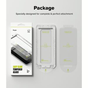 Ringke รุ่น Easy Slide Tempered Glass - ฟิล์มกระจก Galaxy S25 Plus (ฟิล์ม 2 แผ่น พร้อมอุปกรณ์ติดตั้ง)