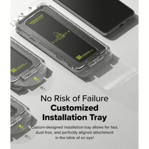 Ringke รุ่น Easy Slide Tempered Glass - ฟิล์มกระจก Galaxy S25 Plus (ฟิล์ม 2 แผ่น พร้อมอุปกรณ์ติดตั้ง)