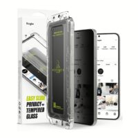 Ringke รุ่น Easy Slide Privacy Tempered Glass - ฟิล์มกระจก Galaxy S25 Plus (ฟิล์ม 2 แผ่น พร้อมอุปกรณ์ติดตั้ง)
