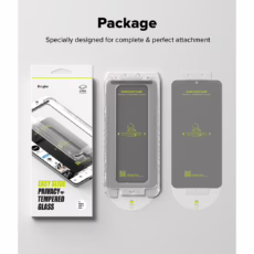 Ringke รุ่น Easy Slide Privacy Tempered Glass - ฟิล์มกระจก Galaxy S25 Plus (ฟิล์ม 2 แผ่น พร้อมอุปกรณ์ติดตั้ง)