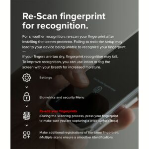 Ringke รุ่น Easy Slide Privacy Tempered Glass - ฟิล์มกระจก Galaxy S25 Plus (ฟิล์ม 2 แผ่น พร้อมอุปกรณ์ติดตั้ง)