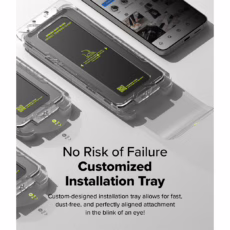 Ringke รุ่น Easy Slide Privacy Tempered Glass - ฟิล์มกระจก Galaxy S25 Plus (ฟิล์ม 2 แผ่น พร้อมอุปกรณ์ติดตั้ง)