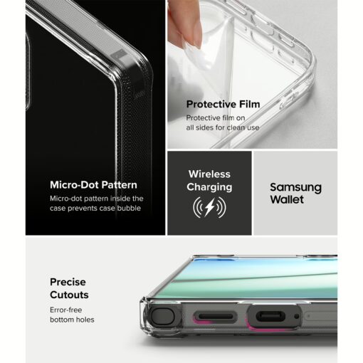 Ringke รุ่น Fusion - เคส Galaxy S25 Ultra - สี Clear - Image 14