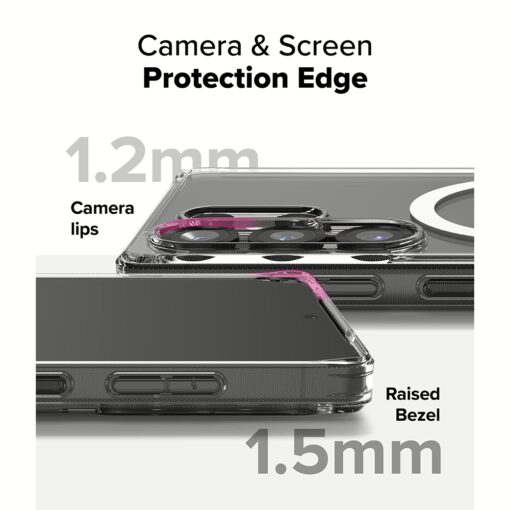 Ringke รุ่น Fusion Magnetic - เคส Galaxy S25 Ultra - สี Clear - Image 13