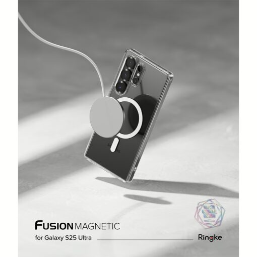 Ringke รุ่น Fusion Magnetic - เคส Galaxy S25 Ultra - สี Clear - Image 7