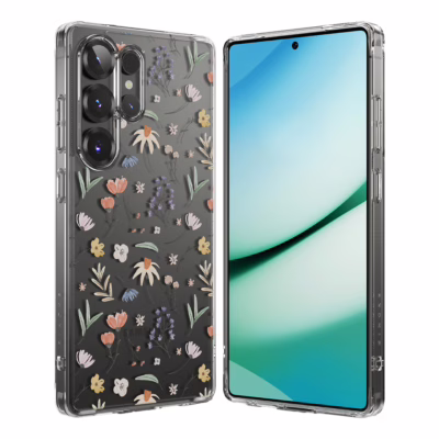 Ringke รุ่น Fusion Design - เคส Galaxy S25 Ultra - สี Dry Flowers