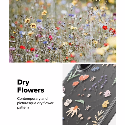 Ringke รุ่น Fusion Design - เคส Galaxy S25 Ultra - สี Dry Flowers