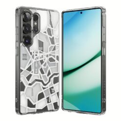 Ringke รุ่น Fusion Design - เคส Galaxy S25 Ultra - สี Seoul Map White