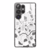 Ringke รุ่น Fusion Design - เคส Galaxy S25 Ultra - สี Seoul Map White