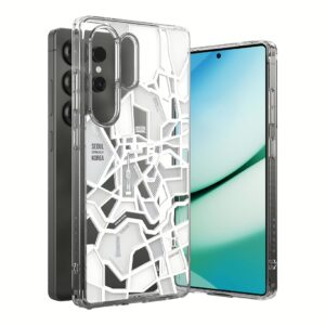 Ringke รุ่น Fusion Design - เคส Galaxy S25 Ultra - สี Seoul Map White 19 Ringke รุ่น Fusion Design - เคส Galaxy S25 Ultra - สี Seoul Map White