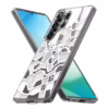 Ringke รุ่น Fusion Design - เคส Galaxy S25 Ultra - สี Seoul Map White