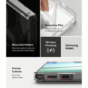 Ringke รุ่น Fusion Design - เคส Galaxy S25 Ultra - สี Seoul Map Black
