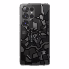 Ringke รุ่น Fusion Design - เคส Galaxy S25 Ultra - สี Seoul Map Black