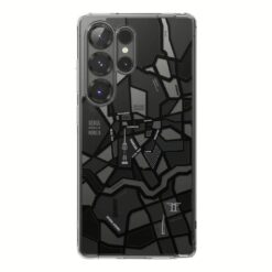 Ringke รุ่น Fusion Design - เคส Galaxy S25 Ultra - สี Seoul Map Black