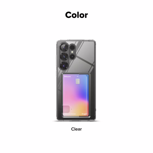 Ringke รุ่น Fusion Card - เคส Galaxy S25 Ultra - สี Clear