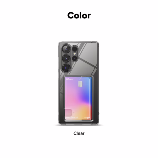Ringke รุ่น Fusion Card - เคส Galaxy S25 Ultra - สี Clear