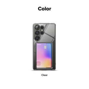 Ringke รุ่น Fusion Card - เคส Galaxy S25 Ultra - สี Clear