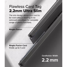 Ringke รุ่น Fusion Card - เคส Galaxy S25 Ultra - สี Clear