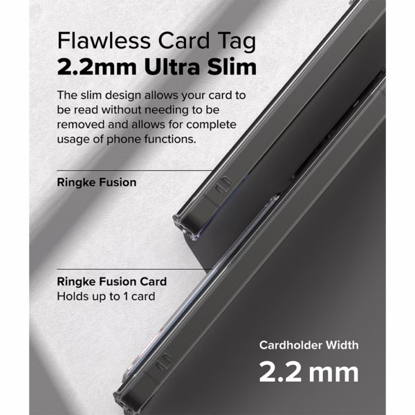 Ringke รุ่น Fusion Card - เคส Galaxy S25 Ultra - สี Clear