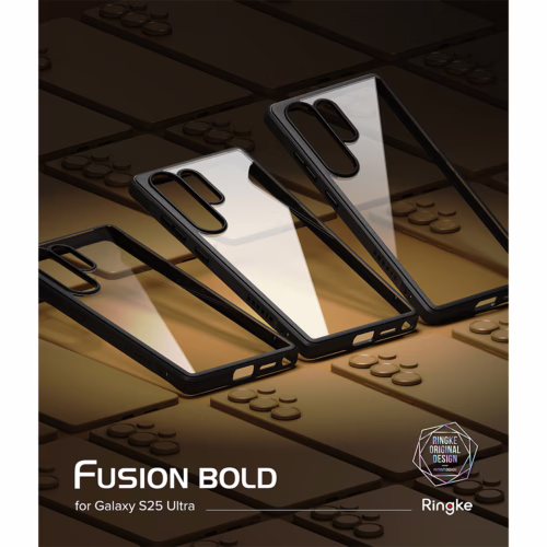 Ringke รุ่น Fusion Bold - เคส Galaxy S25 Ultra - สี Black