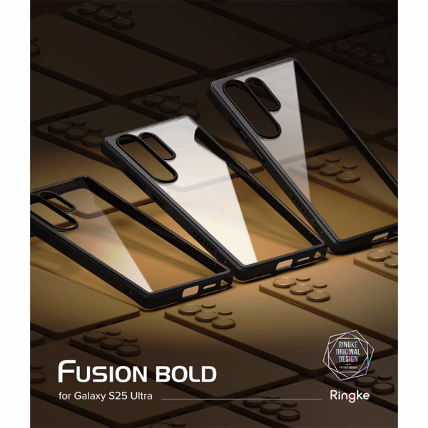 Ringke รุ่น Fusion Bold - เคส Galaxy S25 Ultra - สี Black